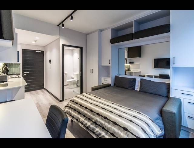 0.5 BEDROOM APARTMENT TO LET IN CAPE TOWN CITY CENTRE